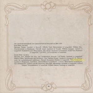 Nach wem wurde die Korfmacherstr. in Berghausen benannt?