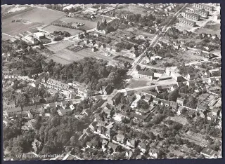 Ansichtskarte von 1963 mit Luftbild vom Berliner Platz