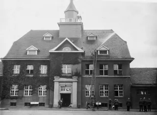Feuerwehr-Übung an der Metzmacherschule