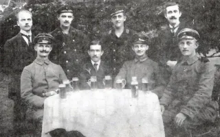 1915 Soldaten aus Feldhausen und Landwehr