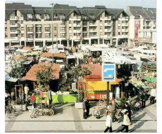 Langenfelder Marktplatz in den 80er Jahren