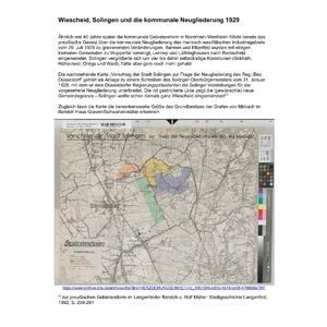 Wiescheid, Solingen und die kommunale Neugliederung 1929