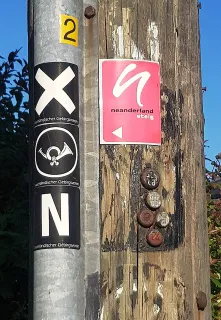 2020 Wegzeichen des Sauerländischen Gebirgsvereins_Neanderlandsteig_Wiescheid