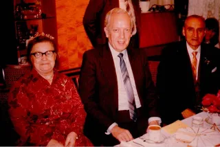 Bürgermeister Litterscheid zur Gratulation Goldene Hochzeit bei Familie Grabowski