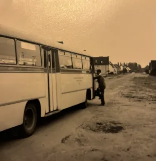 Bushaltestelle, Querstraße 1961