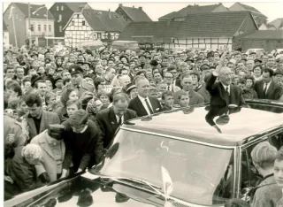 Konrad Adenauer besucht Langenfeld