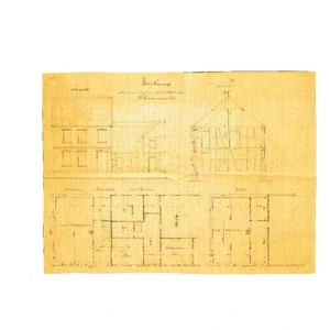Bauzeichnung Schwanenmühle, 1890/91